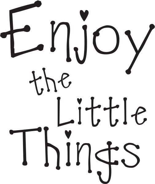 Enjoy the Little Things