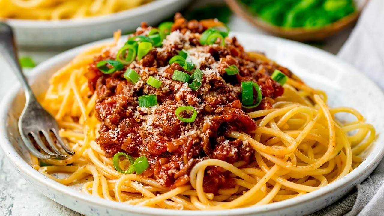 Spaghetti Bolognese at Caffe Gelato Restaurant in Arusha